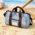 thumbnail image 6 of Mesh Wet Dry Separation Duffle Bag Adjustable Shoulder Strap Large Capacity Beach Pool Travel Handbag Multi Solid Color Options, 6 of 7