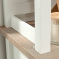 thumbnail image 4 of Sauder Cottage Road Engineered Wood Library with Hutch in White Finish, 4 of 9