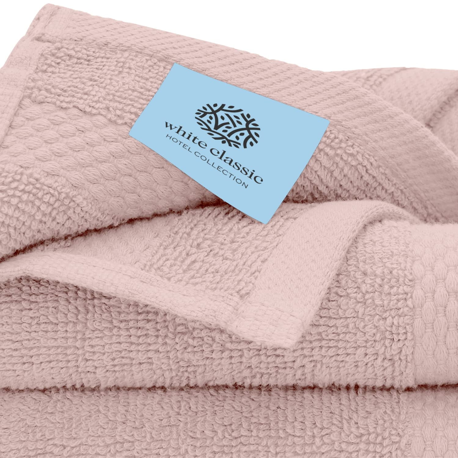 White Classic Luxury 100% Cotton 8 Piece Towel Set - 4x Washcloths, 2x  Hand, And 2x Bath Towels : Target