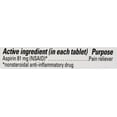 thumbnail image 6 of Ecotrin 81 mg Safety Coated Enteric Aspirin, Low Strength Tablets 150 ea, 6 of 8