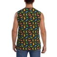 thumbnail image 4 of Fotbe Cartoon Dino Men's Camiseta sin Mangas Estampada para Hombres, Playera Casual para Gimnasio, Entrenamiento, Playa-Medium, 4 of 7