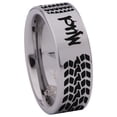 thumbnail image 3 of Mud Life Tire Tungsten Carbide Ring, 3 of 9