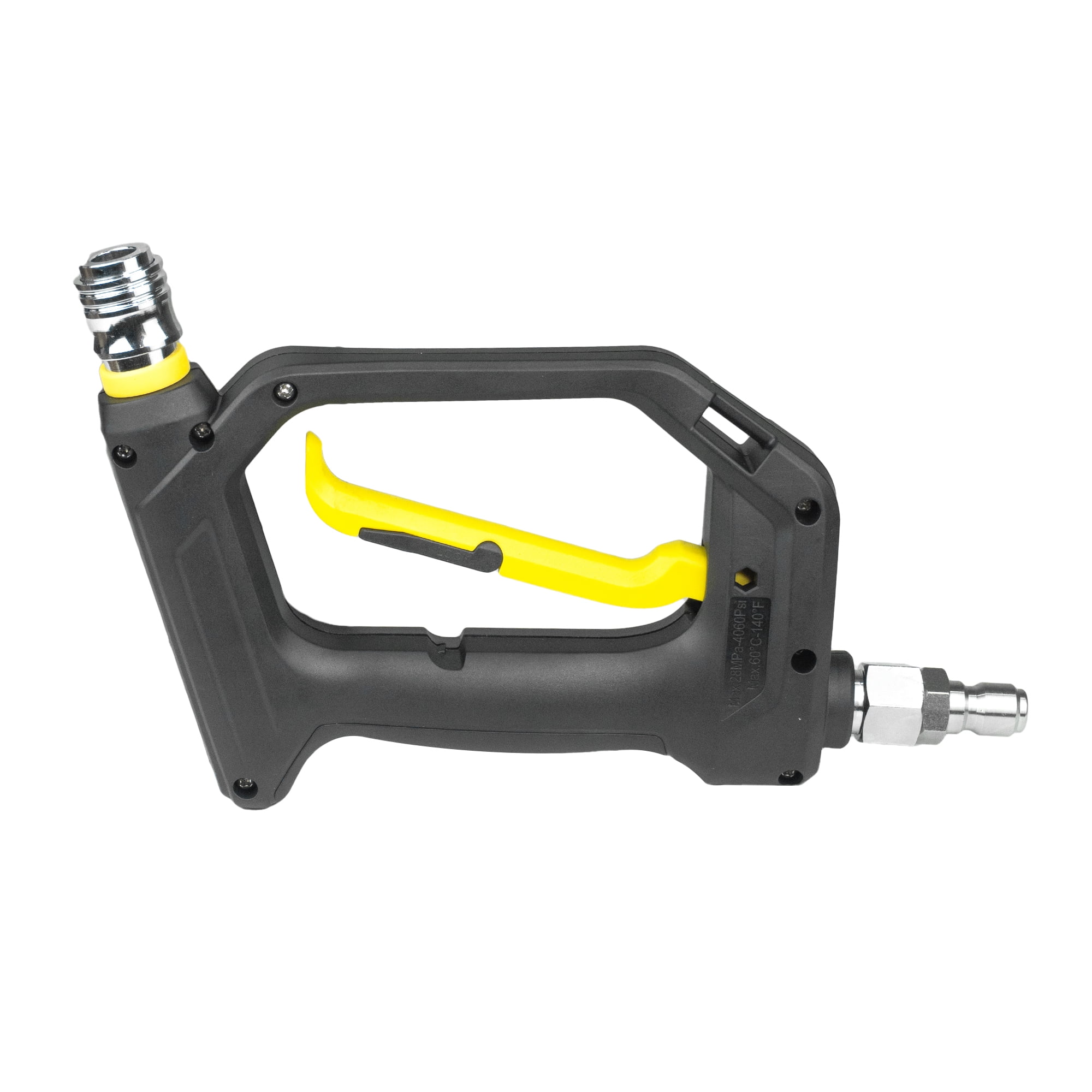 High Pressure Washer Gun 5000 PSI, Ergonomic Trigger Handle with Lock, Quick Connect Coupler & Plug, Heavy-Duty Power Washing Spray Gun, 1/4" & 3/8" Compatible