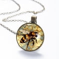 thumbnail image 6 of Bee Necklace Personalized Custom Photo Round Pendant Adjustable Stainless Steel Necklaces with Gift Box for Men Women Mothers Valentine's Jewelry Gift, 6 of 6