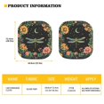 thumbnail image 5 of KUIFORTI Dragonfly Windshield Sun Shade Foldable Sunshades for Women, 2 Pack Windshield Cover, 28.5"x25.5" Portable Front Window Sunshade for SUVs/Pickups/Sedans, 5 of 5