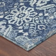 thumbnail image 3 of Addison Rugs Chantille Indoor/Outdoor Traditional Damask Navy Machine Washable Rectangle Rug, 10' x 14', 3 of 8