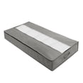 thumbnail image 2 of Bolsa de almacenamiento de colchas debajo de la cama Contenedores de almacenamiento plegables con cremallera Bolsa contenedora gruesa Gris oscuro, 2 of 8