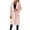 Pink, variant on DDAPJ pyju Womens Wool Blend Pea Coat 2023 Clearance, Notch Lapel Double Breasted Trench Coat Slim Solid Casual Overcoat Long Dress Jacket with Pockets Beige L
