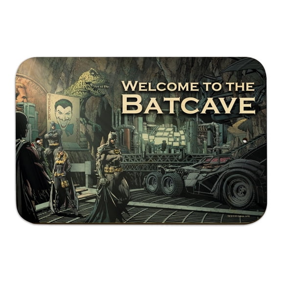 Batman Welcome to the Batcave Home Business Office Sign
