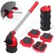 thumbnail image 1 of Heavy Furniture Lifter, Furniture Lifter With 4 Pack Moving Sliders Furniture Moving Roller Set Heavy Furniture Roller Move Tools, 1 of 4