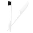 thumbnail image 4 of OULII 2Sets White Tail Comb and Edges Brush Hairdressing Set for Professional Hair Styling and Detangling, 4 of 8