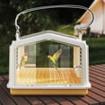 thumbnail image 6 of Portable Outdoor Birdcage Adjustable Shoulder Strap Opposite Direction Horizontal Wire Mesh Parrots, 6 of 8