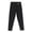 Black, variant on Gyratedream Girls Gym Workout Yoga Pant Kids High Waist Casual Tights Athletic Leggings for Toddler