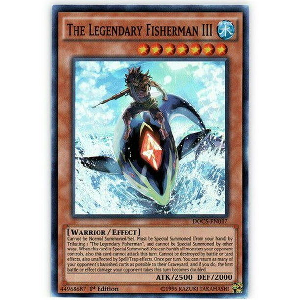 Yugioh The Legendary Fisherman Iii Docsen017 Dimension Of Chaos 1st Edition Super Rare Walmart Com Walmart Com