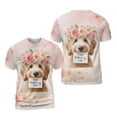 thumbnail image 3 of Happy Mother's Day Goldendoodle with Flower Crown and Greeting Card All Over Print 3D Shirt Unisex Merch Doodle Dog Lover Gifts Idea - 13004, 3 of 6