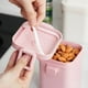 thumbnail image 4 of Vaso para Almuerzo Apto para Microondas | Recipiente para Sopa de Plástico Apto para Uso Alimentario, a Prueba de Fugas, con Tapa de Cierre Seguro y Ventilación | Vaso de Desayuno Portátil para La Of, 4 of 6
