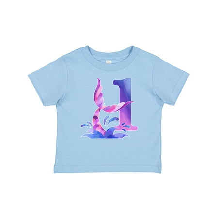 

Inktastic 1st Birthday Mermaid Tail Gift Baby Boy or Baby Girl T-Shirt
