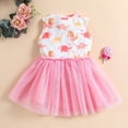 thumbnail image 2 of URMAGIC 1-5T Toddler Kids Summer Sleeveless Princess Dress Baby Girl Dinosaur Tulle Sundress, 2 of 7