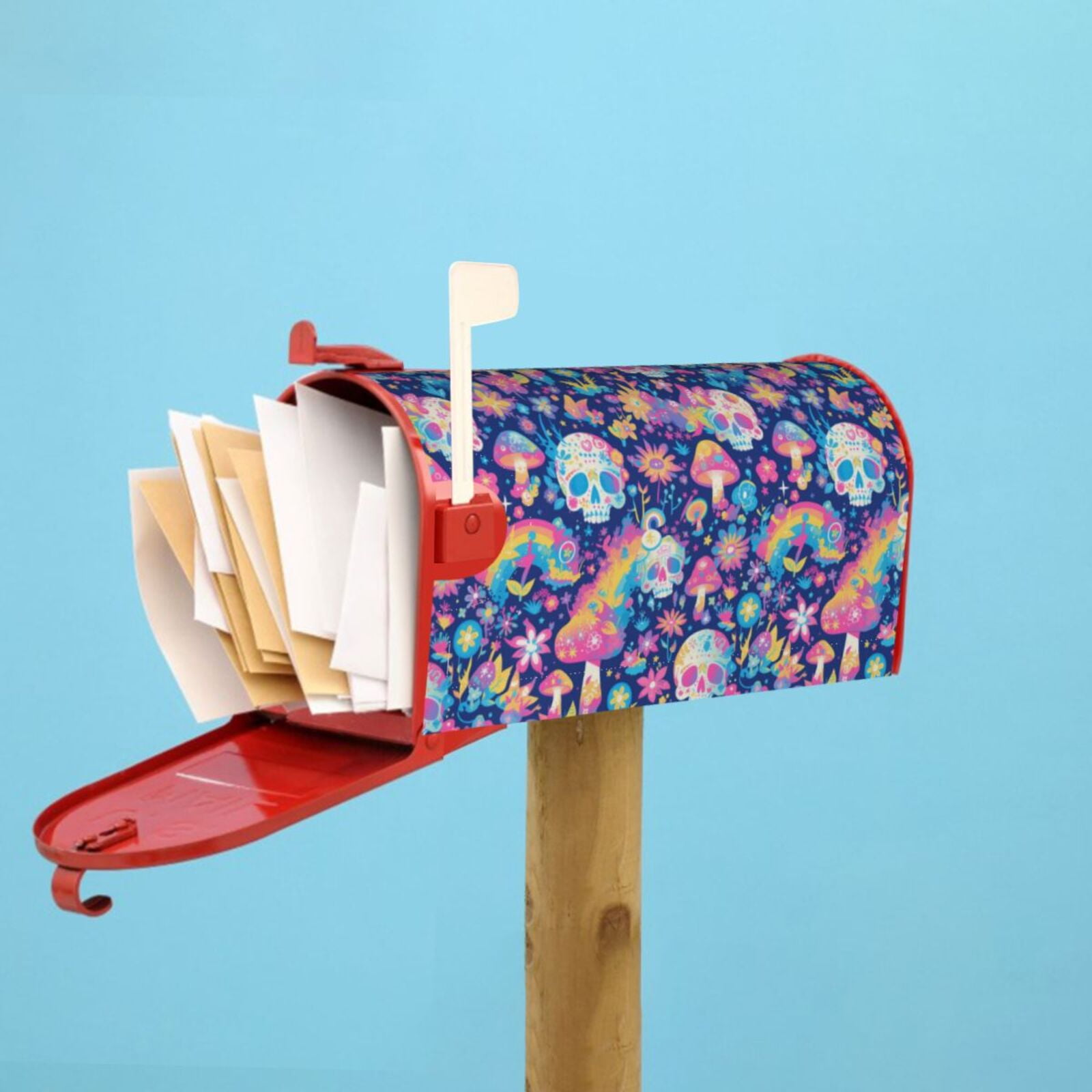 Kdxio Magnetic Mailbox Cover 21x18 in Mailbox Cover Outdoor Decoration Holiday Mailbox Covers for Home Garden Yard-21x18 in