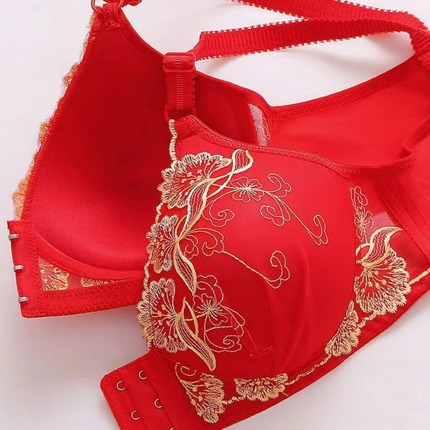 Womens Bras Clearance Under $5 Thin Large Size Breathable Gathered