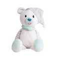 thumbnail image 1 of Juguete de peluche para ayudar a dormir al bebé, máquina de sonido de peluche con luces que acompañan a los juguetes, oso blanco, 1 of 9
