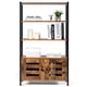 thumbnail image 5 of Costway Estante con 4 niveles, estante con armario de 2 puertas, librería multiuso para salón estudio dormitorio cocina baño, 5 of 7