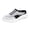 36#White, variant on Womens Backless Slip On Walking Slides, Color Block Fly Knit Mule Sneakers, Chunky Platform Mesh Shoes For House Errands White 38