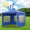 thumbnail image 5 of WQJNWEQ Camping Outdoor Tent Cloth 210D Oxford Cloth Waterproof Rainproof Shade Cloth 9Meters 14X14 Canopy with Led Lights, 5 of 7