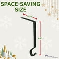 thumbnail image 2 of Park Designs Plain Stocking Hanger Iron Set of 4, 2 of 5