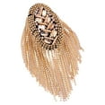 thumbnail image 2 of Epaulet Shoulder Handmade Crystal Accessories Jewelry Chain Jacket suits en, 2 of 7