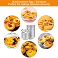 thumbnail image 5 of 250 piezas de papel de aluminio desechable para tartas, huevos, tartas, papel de aluminio, tartas, mini tartas antiadherentes para hornear cupcakes, pudines, gelatina, pasteles., 5 of 5