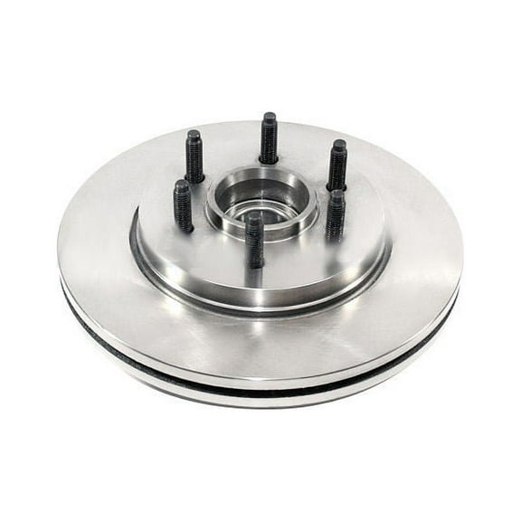 Front Vented Brake Rotor and Hub Bearing Assembly, 6-Lug - Compatible with 2004 - 2008 Ford F-150 RWD 2005 2006 2007