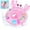 Pink, variant on CQHVKQ 21.6" Inflatable Baby Pool Float Seat, Crab Shaped Baby Swimming Ring for Swim Training, Toddler Inflatable Swimming Float with Airbag Safety Seat, Adjustable Infant Pool Float 0-3 Years, Pink
