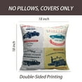 thumbnail image 2 of LALILO Throw Pillow Covers Car And Truck Vintage Car Retro Shirt Cushion Cover 18" x 18", 2 Pack, 2 of 6
