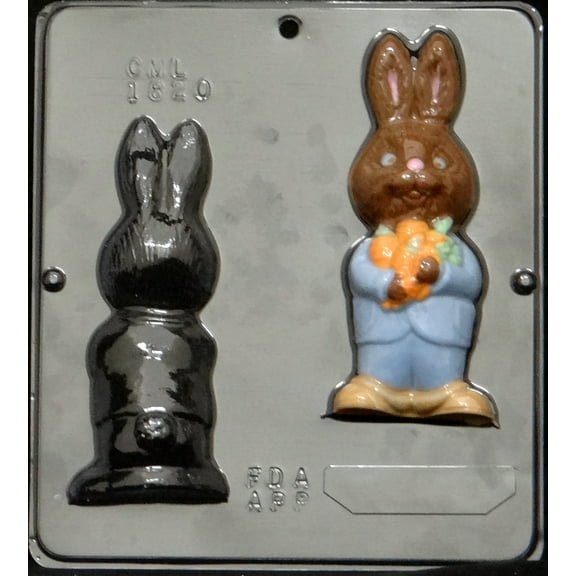 1820 Boy Bunny Assembly Chocolate Candy Mold