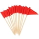 thumbnail image 1 of 12 piezas de palanca de dientes banderas de comida banderas buffets buffets de cupcake topper hamburguesa palitos, 1 of 5