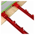 thumbnail image 2 of Parallel Rail Guide System Aluminium Alloy Circular Saw Track Set Fixed Guide Rail Bracket For Track Saw Repeatable Cuts, 2 of 7