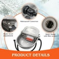 thumbnail image 2 of Stainless Steel Heated Automatic Livestock Waterer - Energy Efficient & Safe for Horses, Dogs, and Cattle, 2 of 4