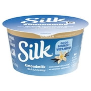 Silk Dairy Free, Vanilla Plant Based, Almond Milk Yogurt Alternative Container, 5.3 oz