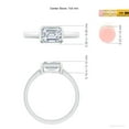 thumbnail image 5 of ANGARA IGI Certified Lab Grown 1.17 Ct Diamond Ring for Women in 14K White Gold (Size-7x5mm| Color-F-G| Clarity-VS) | April Birthstone, Anniversary, Jewelry Gift for Women | Lab-Grown Diamond Ring, 5 of 8