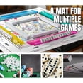 thumbnail image 2 of bedienty Rubber Foam Backing Mahjong Mat With Safe Non Slip Grip Prevent Curling Non Fading Print Mahjong Mat With Rules Has Safe 6 80*80cm, 2 of 6
