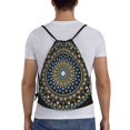 thumbnail image 2 of Bingfone Dot Mandala Drawstrings Backpacks Bags For Men Women Gym Drawstrings Bag, 2 of 9