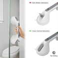 thumbnail image 2 of Asa de ducha con 3 ventosas, barra de apoyo para baño de 48 cm, barra de apoyo para inodoro, asa con ventosa para ancianos y niños., 2 of 5