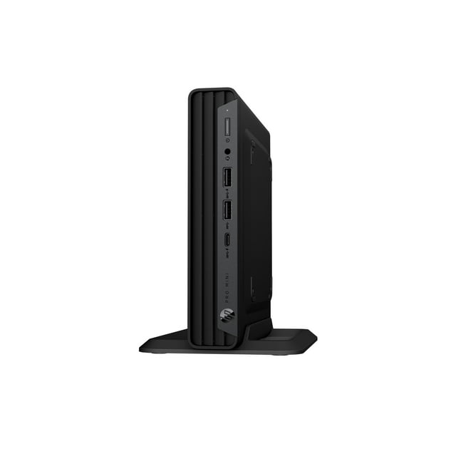 HP Pro 400 G9 - Mini Core i5 12500T / up to 4.4 GHz - RAM 16 GB - SSD 512 GB - NVMe, TLC - UHD Graphics 770 - Gigabit Ethernet, Bluetooth 5.2, IEEE 802.11ax (Wi-Fi 6E) - Win 11 Pro - monitor: none - keyboard: US - Smart Buy - with HP Wolf Pro Security Edition (1 year)