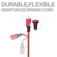 thumbnail image 3 of Câble de Charge USB Rapide Universel 3 en 1 Chargeur de Cordon de Cellulaire Multifonction, 3 of 8