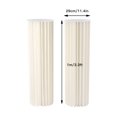 thumbnail image 2 of Elegant Wedding Centerpieces Cardboard Vases - 2 Pcs Flower Vase Flowers Stand for Party Tables Decorations - Bulk Weddings Decoration Table Cylinder Centerpiece Stands, 2 of 12