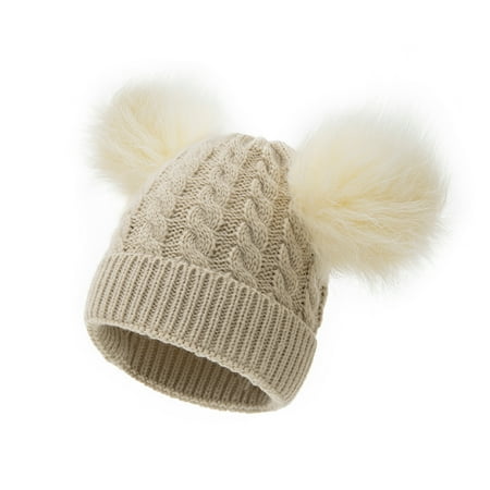 

Winter Knitted Kids Baby Girl Hat Warm Children Infant Beanie Cap Bonnet