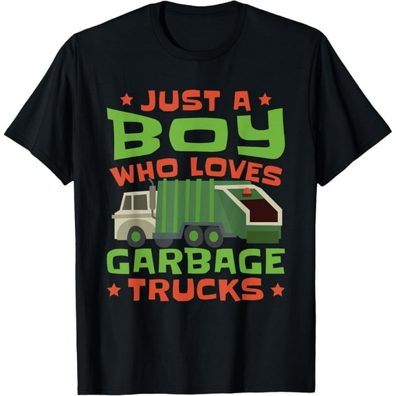 Trash Trucks Kids Garbage Truck Toddler T-Shirt