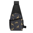 thumbnail image 4 of Xecao's Christmas Deers Print Sling Bag: A Versatile Chest, Shoulder, and Crossbody Backpack for Casual Days Out, Perfect for Both Men and Women, 4 of 6