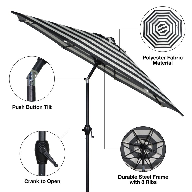 best choice products 10ft offset hanging outdoor market patio umbrella Best Choice Products 10ft Offset Hanging Outdoor Market Patio Umbrella w/ Easy Tilt Adjustment